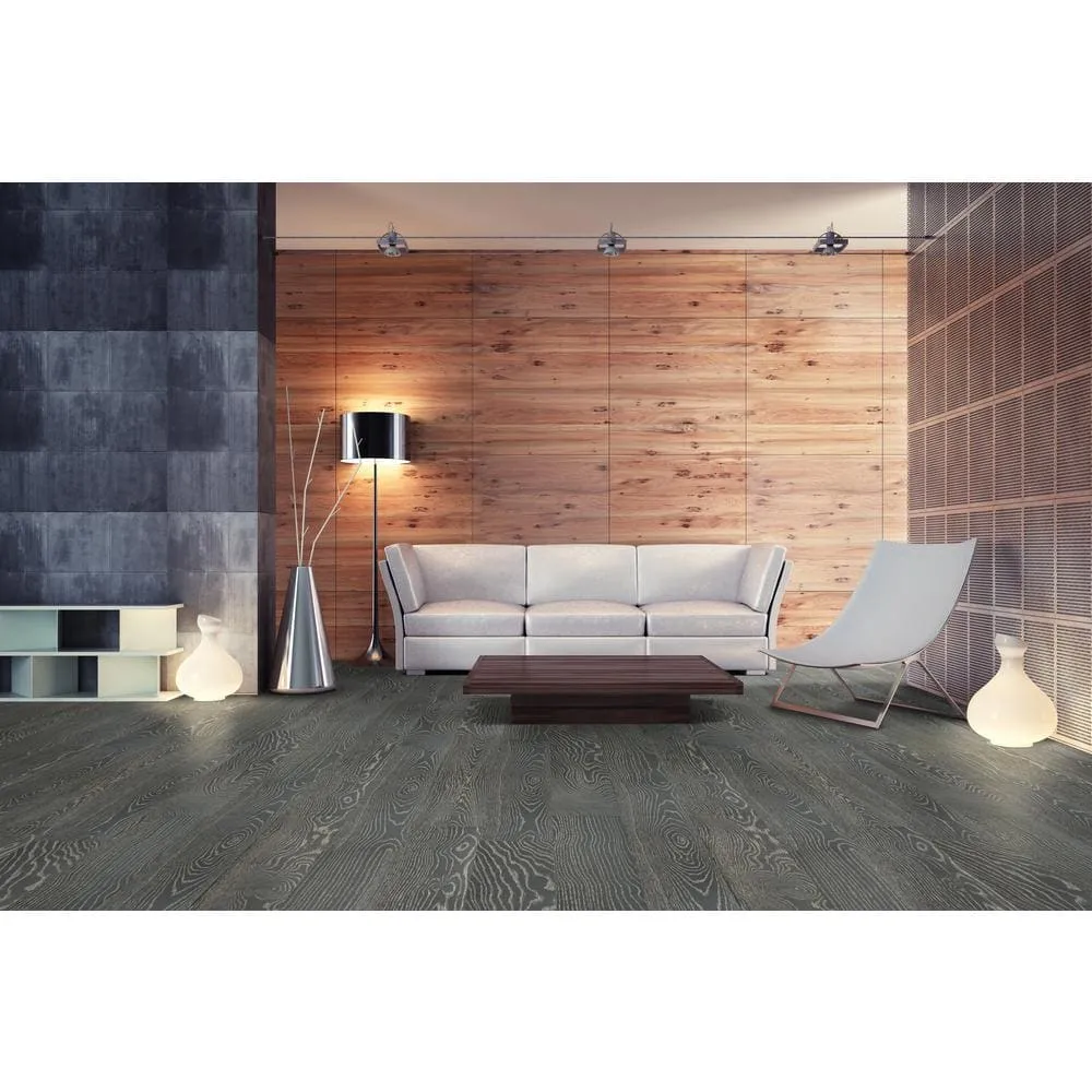 A&A Surfaces Woodridge Carlo Oak 0.28 in. x 6.5 in. Waterproof Wire Brushed Engineered Hardwood Flooring (1040.16 sq. ft./pallet), photo 2 of 10