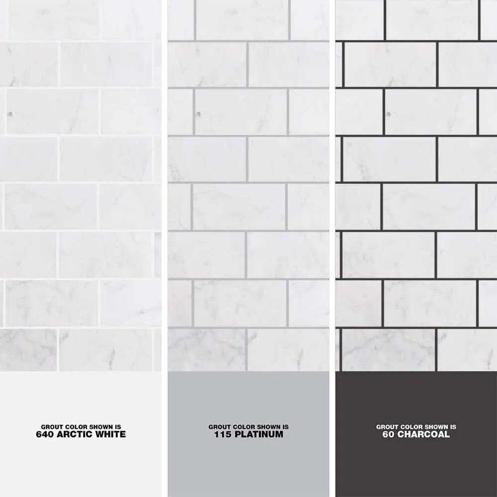 Ivy Hill Tile White Carrara 3 in. x 6 in. x 9mm Polished Marble Subway Tile (40 Pieces, 5 sq. ft. per Box), photo 3 of 8