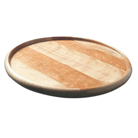 14 × 14 × 2 in 1-Tier Natural Lazy Susan