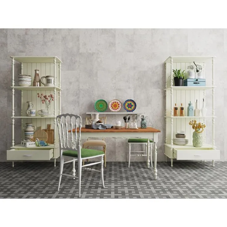 TrafficMASTER Telegrey Concrete 12 in. x 24 in. Luxury Vinyl Tile Peel And Stick Wall (18 sq. ft. / Case), photo 5 of 5