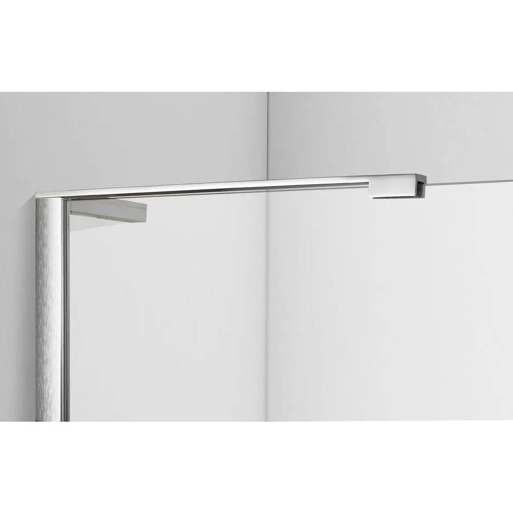 Ella Laydown 72 in. Walk-In Whirlpool Bathtub, White, LH Hinged Middle Glass Door with Screen, 5-Piece Fast-Fill Faucet, Left-Hand Drain, photo 4 of 17