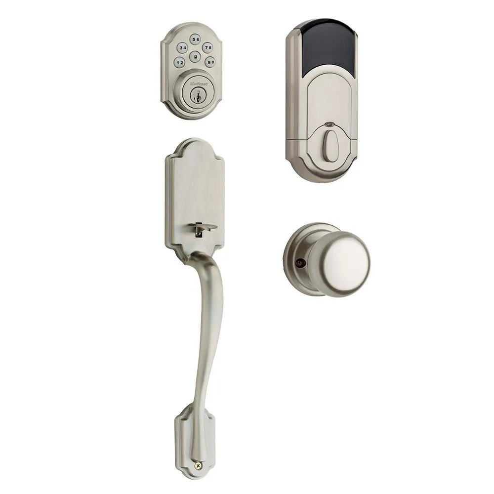 Kwikset SmartCode 909 Satin Nickel Single Cylinder Electronic Deadbolt Featuring SmartKey Security, photo 11 of 17