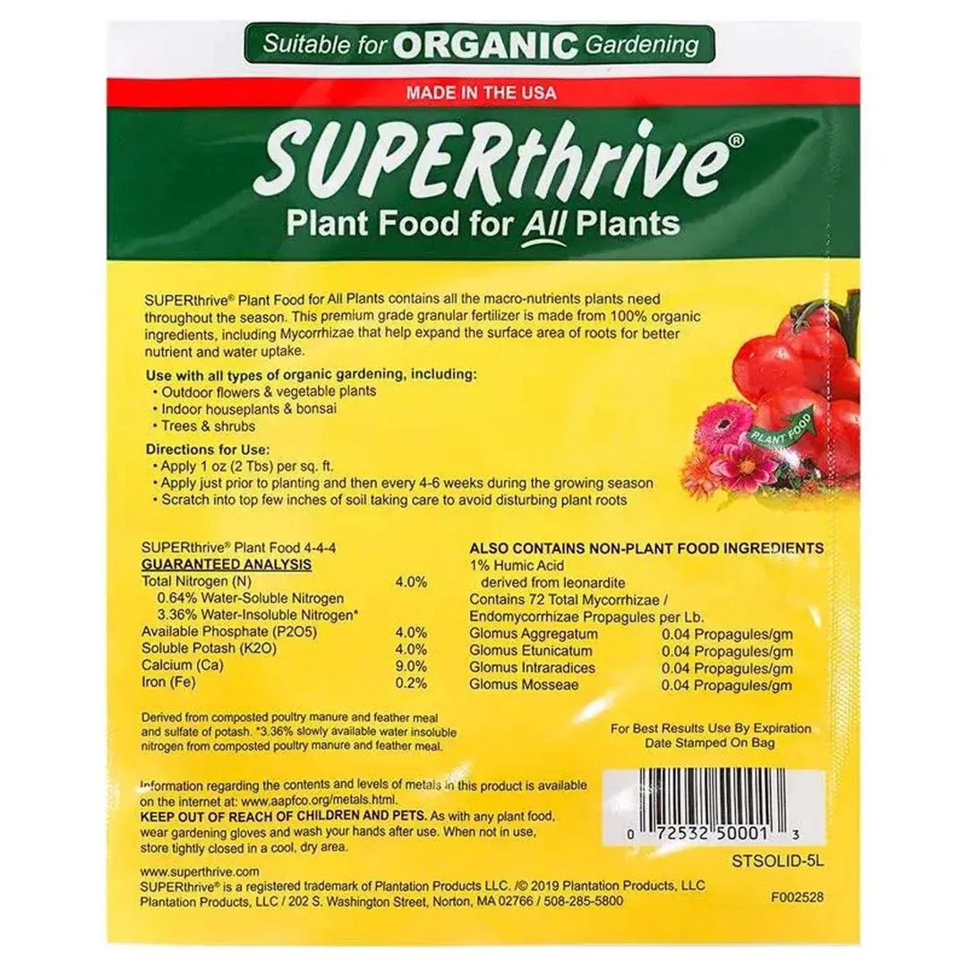 SUPERthrive Organic Granules All Plants Plant Food 2.2 lb, photo 3 of 3