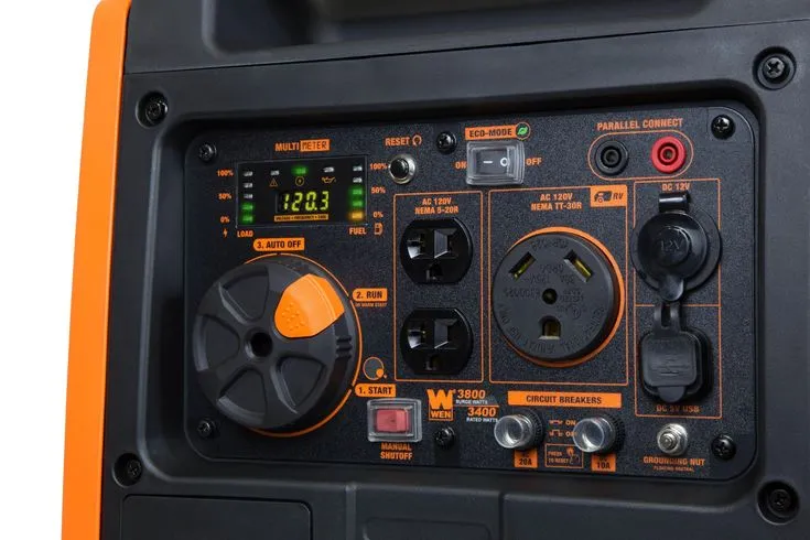 WEN Super Quiet 3800-Watt Portable Inverter Generator with Fuel Shut-Off, photo 4 of 7