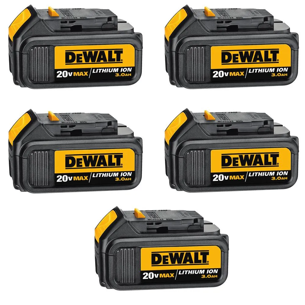 DEWALT 20-Volt MAX Premium Lithium-Ion 3.0Ah Battery Pack (2-Pack), photo 13 of 17