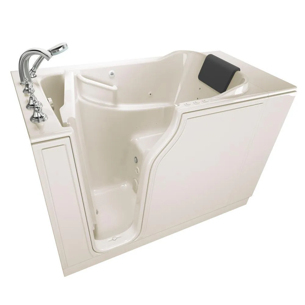 Gelcoat Premium Series 52 in. x 30 in. Right Hand Walk-In Whirlpool and Air Bathtub in White, photo 15 of 17
