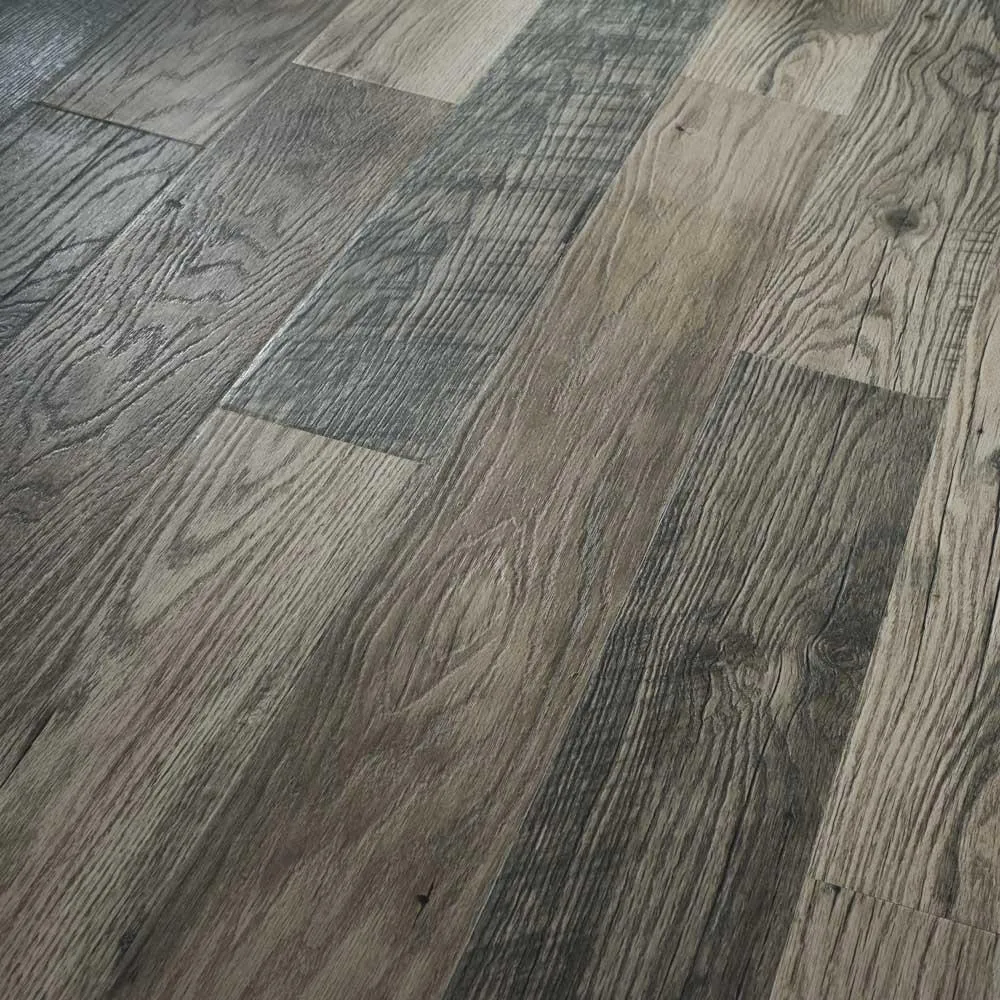 Pergo Outlast+ Waterproof Highrock Grey Oak 10 mm T x 6.14 in. W x 47.24 in. L Laminate Flooring (967.2 sq. ft. / pallet), photo 4 of 27