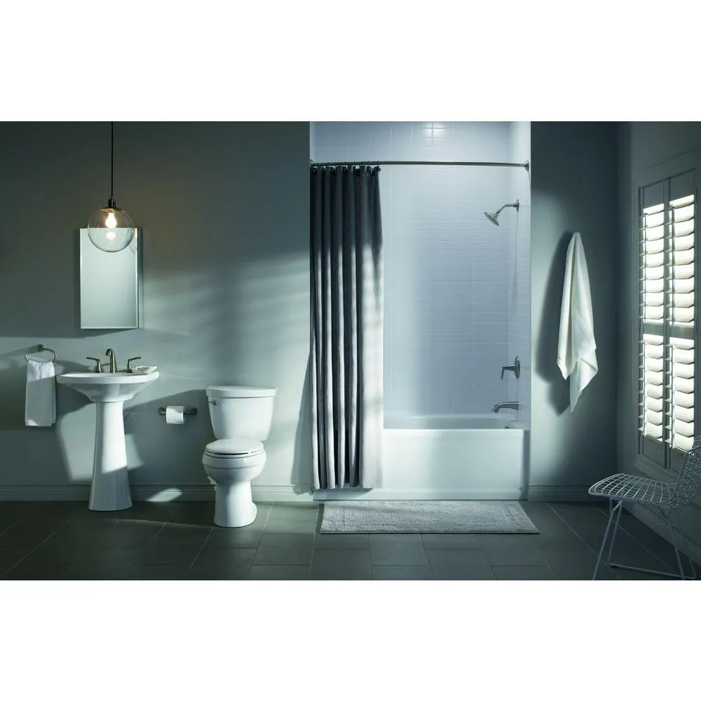 Archer 60 in. Right-Hand Drain Rectangular Alcove Bathtub in White, photo 3 of 18