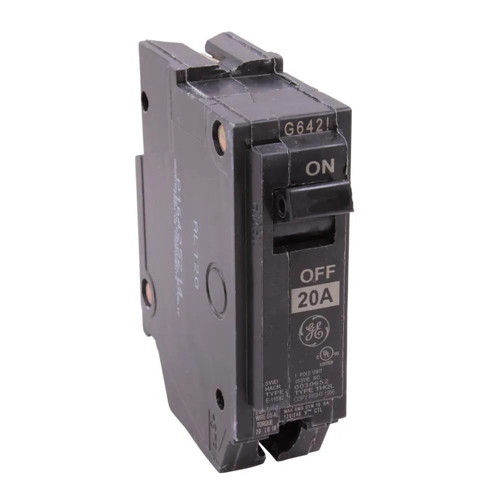 Q-Line 20 Amp 1 in. Single-Pole Circuit Breaker, photo 6 of 12