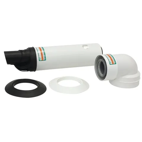 3 in. / 4 × 12 in Plastic Condensing Horizontal Termination Vent Kit