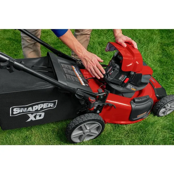 Snapper XD 19 in. 82-Volt Lithium-Ion Cordless Battery Step Sense Walk Behind Self Propelled Mower with 2.0 Battery and Charger, photo 7 of 10