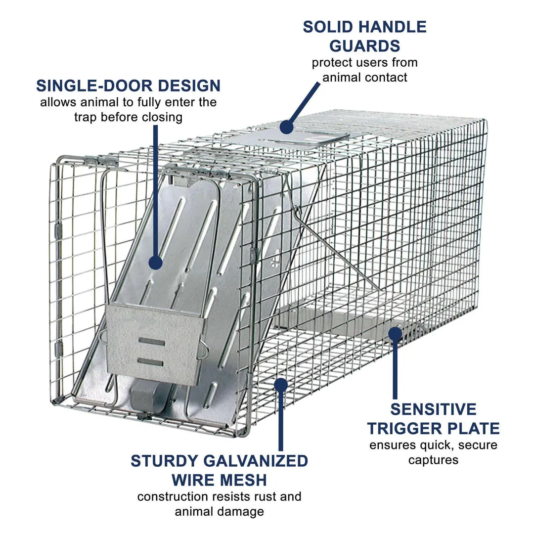 Havahart Live Catch Cage Trap For Cats and Raccoons 1 pk, photo 4 of 4