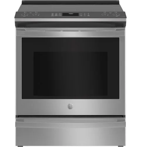 Profile 5.3 cu. ft. Electric Range with Steam-Cleaning Convection Oven and Air Fry in Stainless Steel