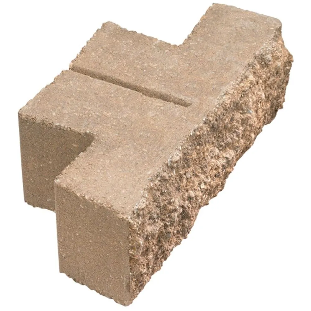 Oldcastle Tango 4 in. x 12 in. x 6 in. Brown/Buff Concrete Garden Wall Block (144 Pieces / 48 Face ft. / Pallet), photo 4 of 8
