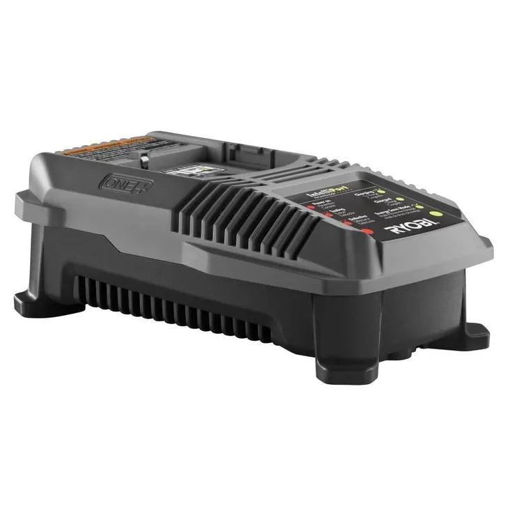 RYOBI 18-Volt ONE+ Lithium-Ion 2.0 Ah Battery and Dual Chemistry IntelliPort Charger Kit, photo 2 of 11