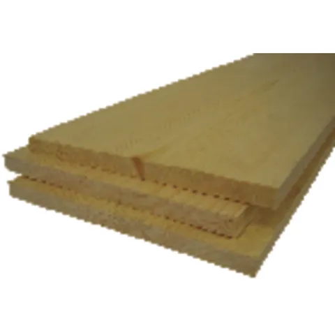 1 in thick · 12 in wide · 4 ft long Pine Board