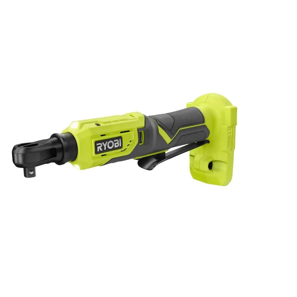 RYOBI ONE+ 18V Brushless Cordless 4-Tool Combo Kit with (2) 2.0 Ah Batteries, Charger, Bag w/Free 3/8 in. Ratchet, photo 3 of 3