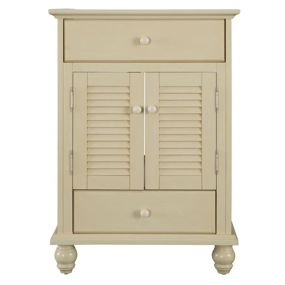 Cottage 48 in. W Bath Vanity Cabinet Only in Antique White, photo 13 of 17