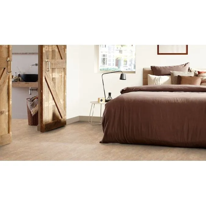 Marmoleum Forbo Flooring Systems Marmoleum Cinch Loc Seal Donkey Island 10-mm T x 12-in W x 12-in L Waterproof Tile Look Laminate Flooring (6.78-sq ft / Carton), photo 3 of 6