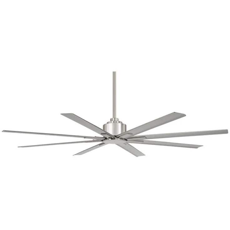 Minka-Aire Xtreme H2O 84 in. Indoor/Outdoor Brushed Nickel Wet Ceiling Fan with Remote Control, photo 3 of 4