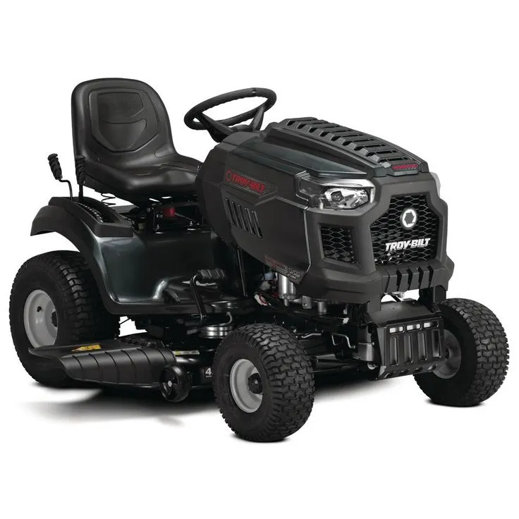 Troy-Bilt Super Bronco XP 42 in. 547 cc Engine Hydrostatic Drive Gas Riding Lawn Tractor with Mow in Reverse, photo 3 of 6