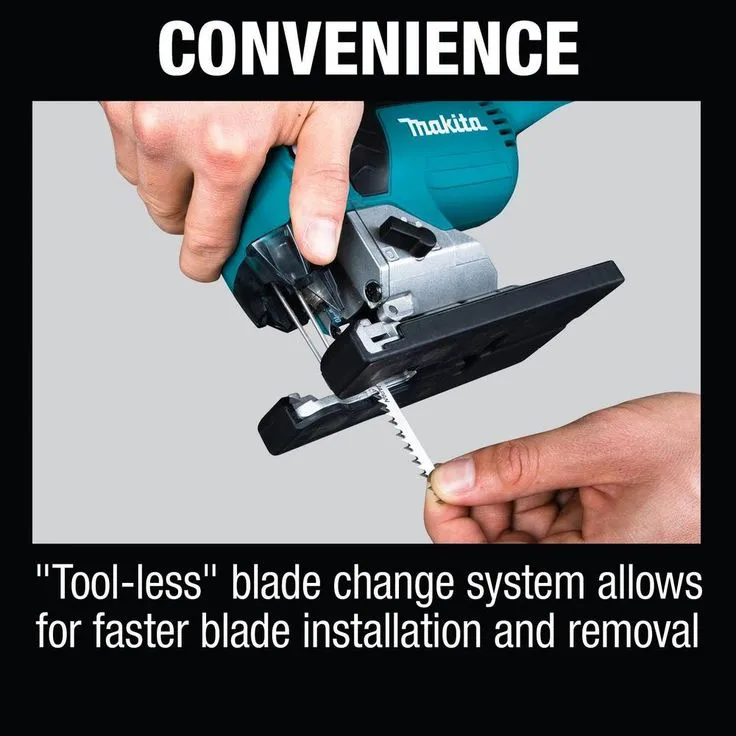 Makita 18-Volt LXT Lithium-Ion Brushless Cordless Barrel Grip Jig Saw Tool-Only with Bonus 18-Volt LXT 5.0 Ah Battery, photo 10 of 11