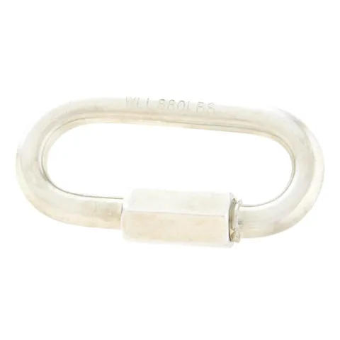 Zinc-Plated Steel Quick Link, 880 lb Working Load, 2-1/4 in. Length