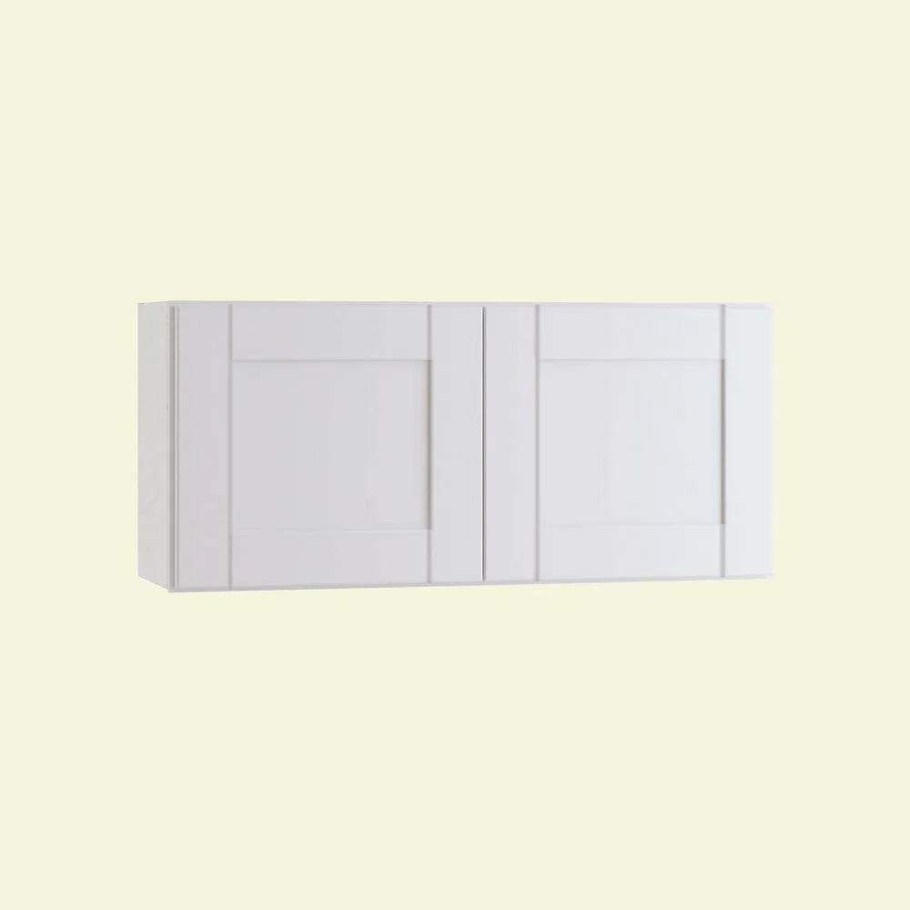 Vesper White Shaker Assembled Plywood 30 in. x 30 in. x 12 in. Wall Kitchen Cabinet with Soft Close, photo 6 of 31