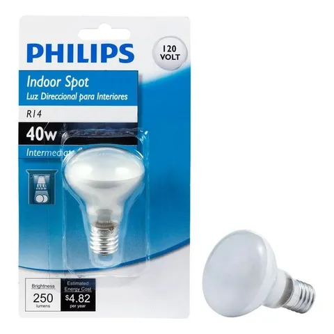 40-Watt R14 Incandescent Intermediate Base Light Bulb Soft White (2700K)