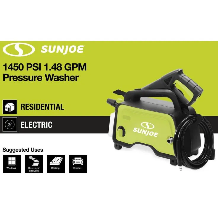 Sun Joe 1450 PSI 1.45 GPM Electric Hand-Carry Pressure Washer, photo 4 of 5