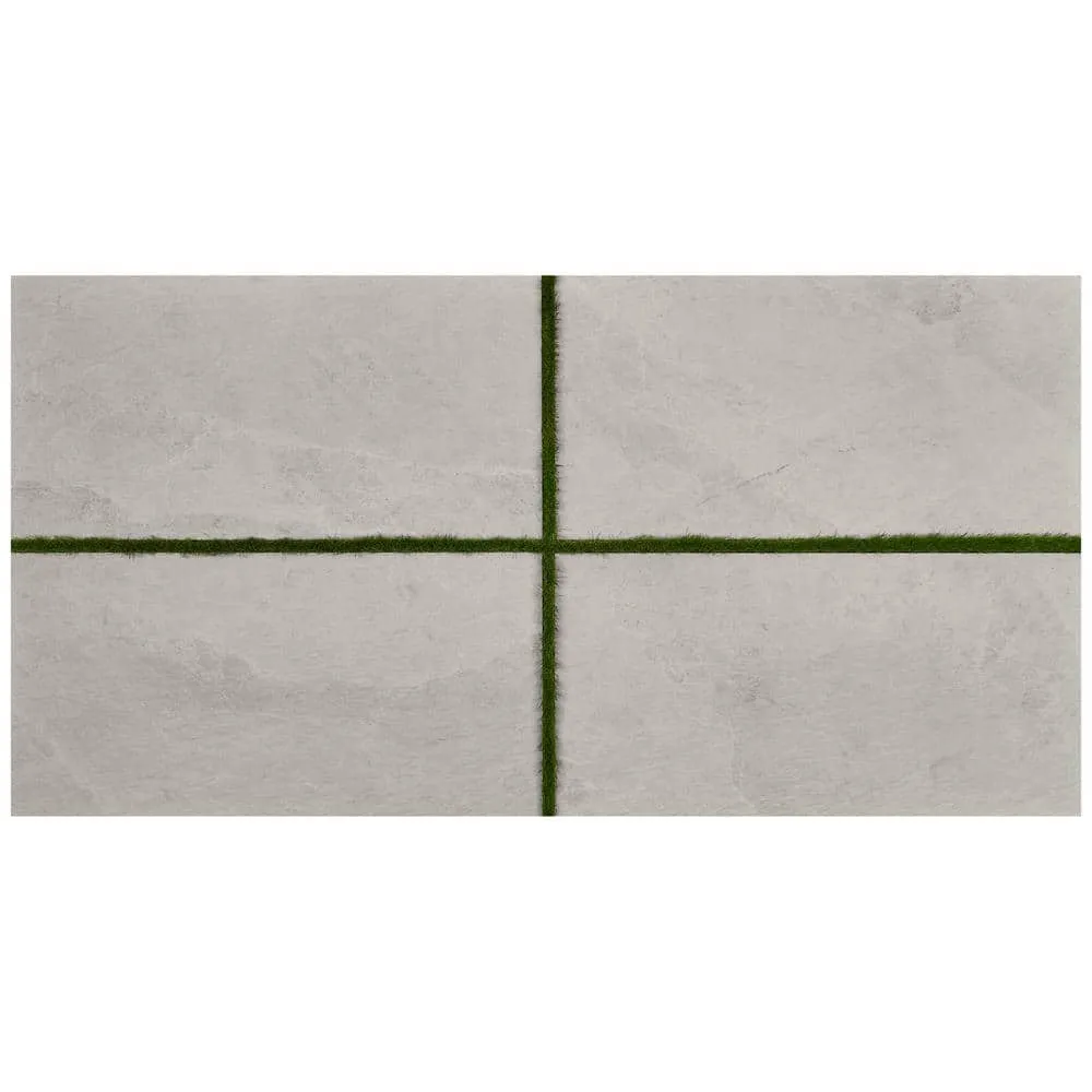 Ivy Hill Tile LithoTech 23.62 in. x 47.24 in. x 0.78 in. Chalk White Matte Porcelain Floor Paver Tile (7.74 sq. ft./Each), photo 4 of 8