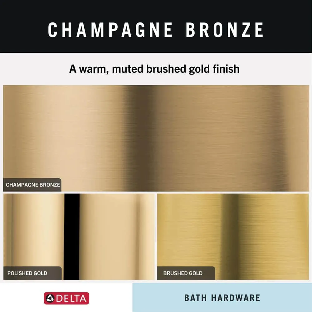 Delta Trinsic Champagne Bronze Wall-Mount Open Towel Ring, 5.68 x 6.40 in., photo 8 of 8