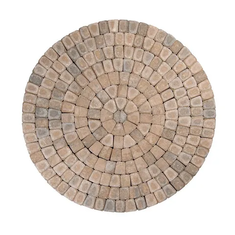 83.52 × 83.52 × 2.375 in Summit Blend Concrete Old Dominion Paver Circle Kit