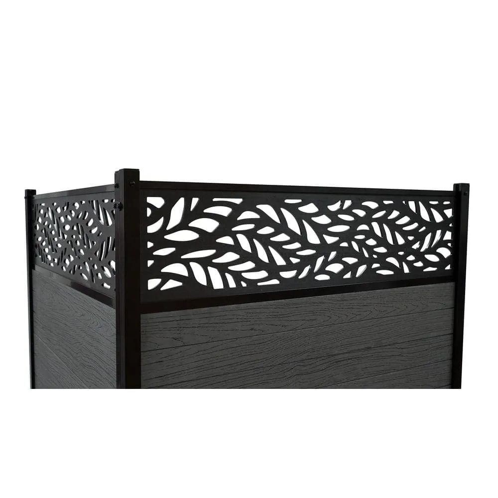 Enclo Privacy Screens 4 ft. x 3 ft. Nappa Lasercut WoodTek Vinyl Privacy Screen Kit, photo 8 of 10