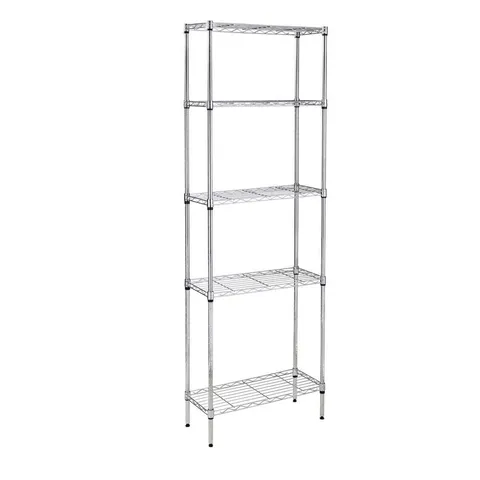 Honey Can Do Steel 24 × 72 × 10 in 5-Tier Space Saving Garage Storage Shelving Unit