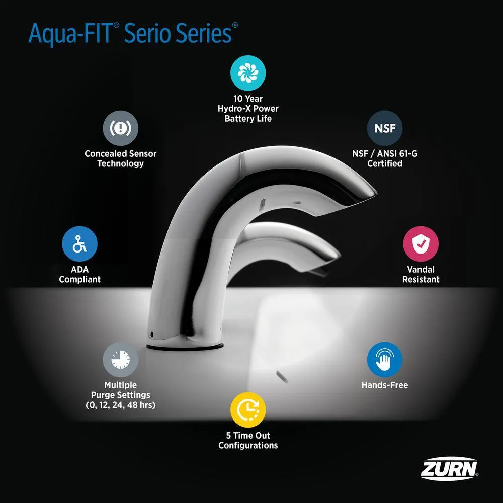 Zurn Aqua-FIT Commercial Touchless Bathroom Sink Faucet with Motion Sensing, photo 5 of 10