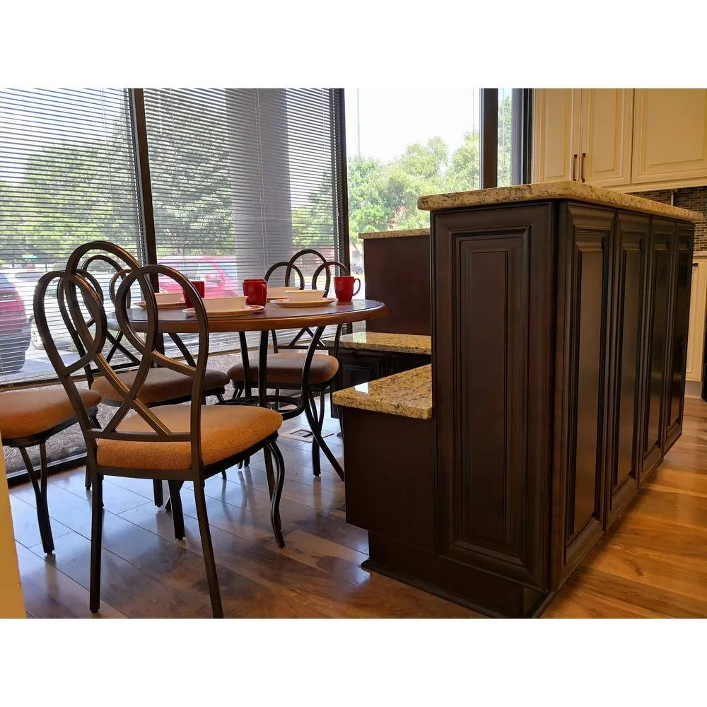 LIFEART CABINETRY Edinburgh Assembled 12 in. x 36 in. x 12 in. Wall Cabinet with 1 Door 2 Shelves in Espresso, photo 8 of 9