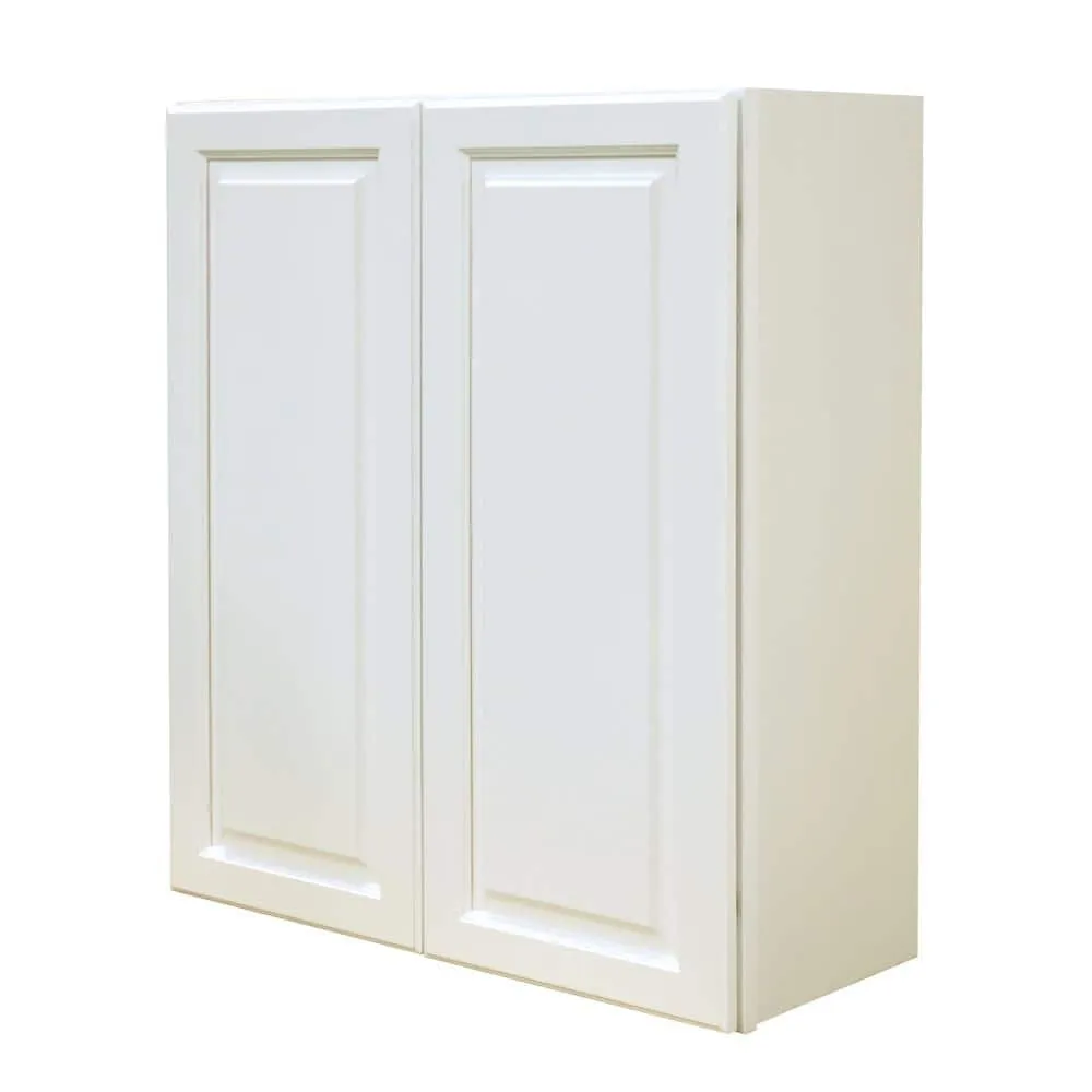LIFEART CABINETRY LaPort Assembled 27x36x12 in. Wall Cabinet with 2 Doors 2 Shelves in Classic White, photo 3 of 7