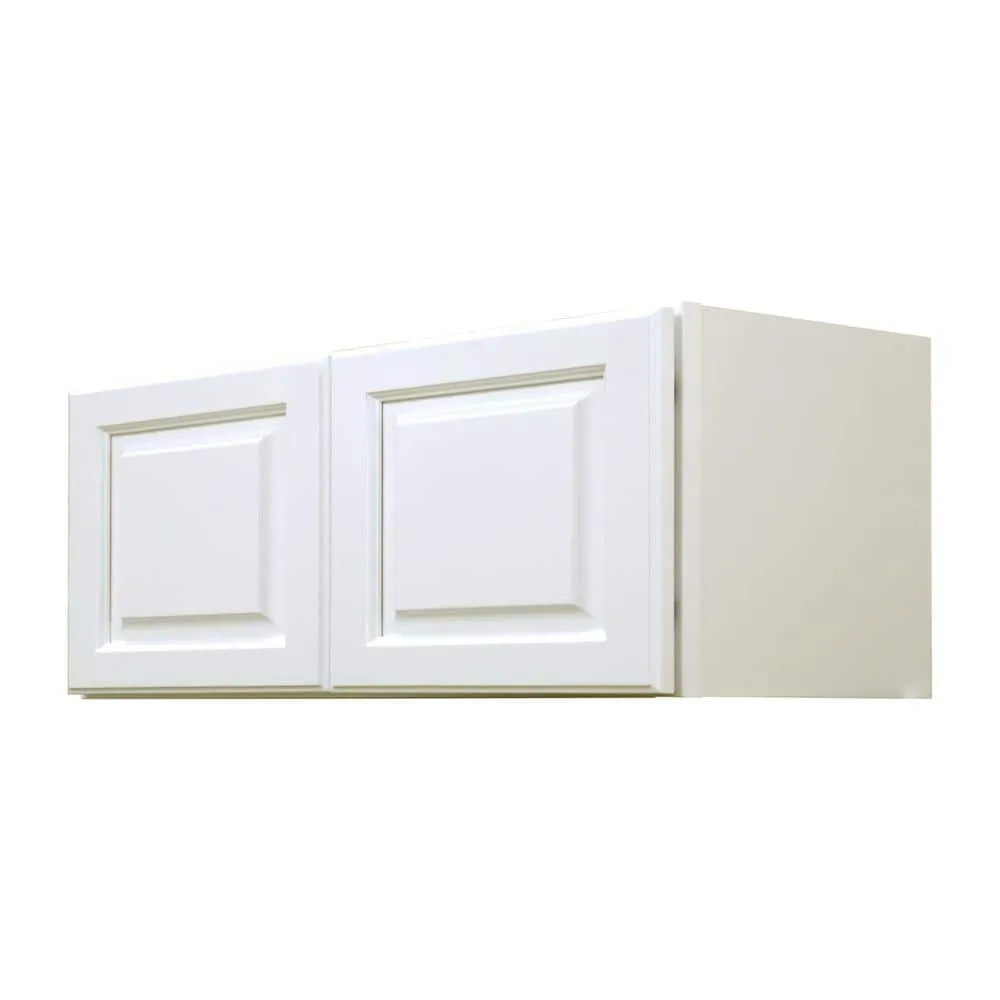 LIFEART CABINETRY LaPort Assembled 30x15x12 in. Wall Cabinet with 2 Doors in Classic White, photo 2 of 6