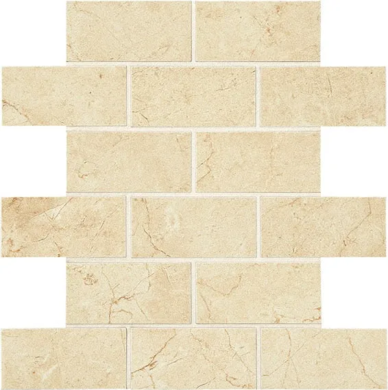 American Olean Mirasol 13-Pack Crema Laila 12-in x 12-in Glazed Porcelain Stone Look Floor Tile, photo 4 of 6
