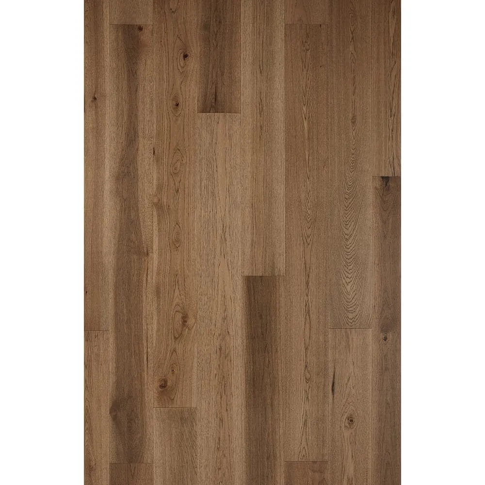 ASPEN FLOORING Crown Hickory 1/2 in. T x 7.5 in. W Water Resistant Wire Brushed Engineered Hardwood Flooring (31.09 sqft/case), photo 10 of 13