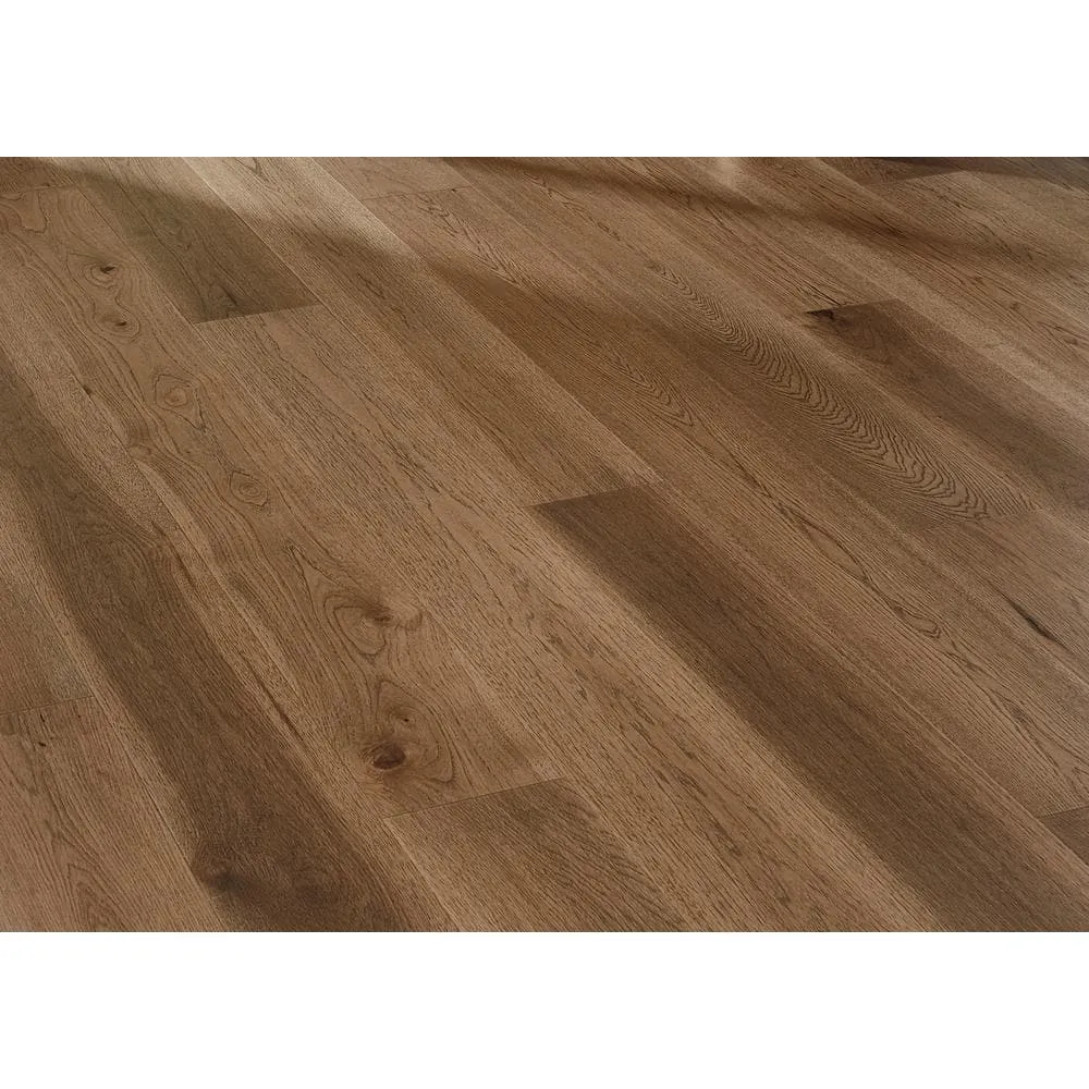 ASPEN FLOORING Crown Hickory 1/2 in. T x 7.5 in. W Water Resistant Wire Brushed Engineered Hardwood Flooring (31.09 sqft/case), photo 7 of 13