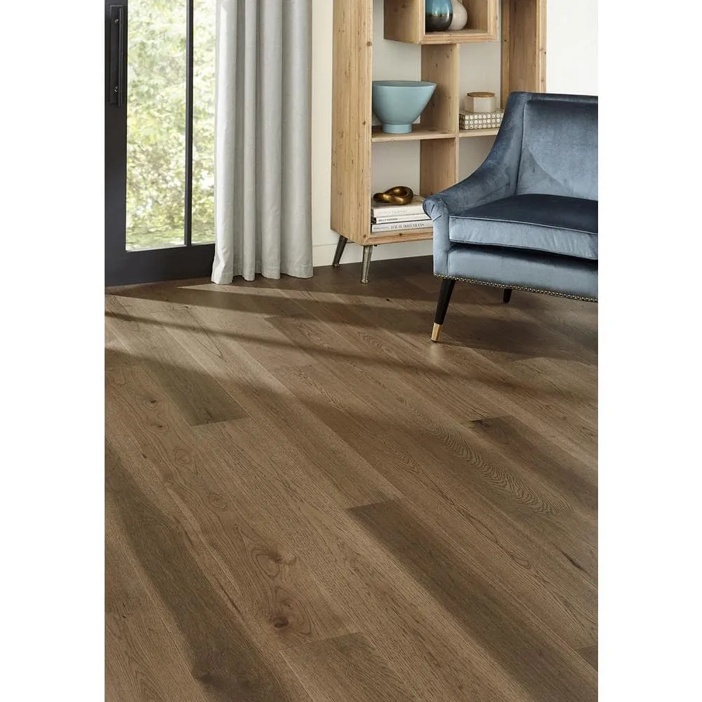 ASPEN FLOORING Crown Hickory 1/2 in. T x 7.5 in. W Water Resistant Wire Brushed Engineered Hardwood Flooring (31.09 sqft/case), photo 2 of 13
