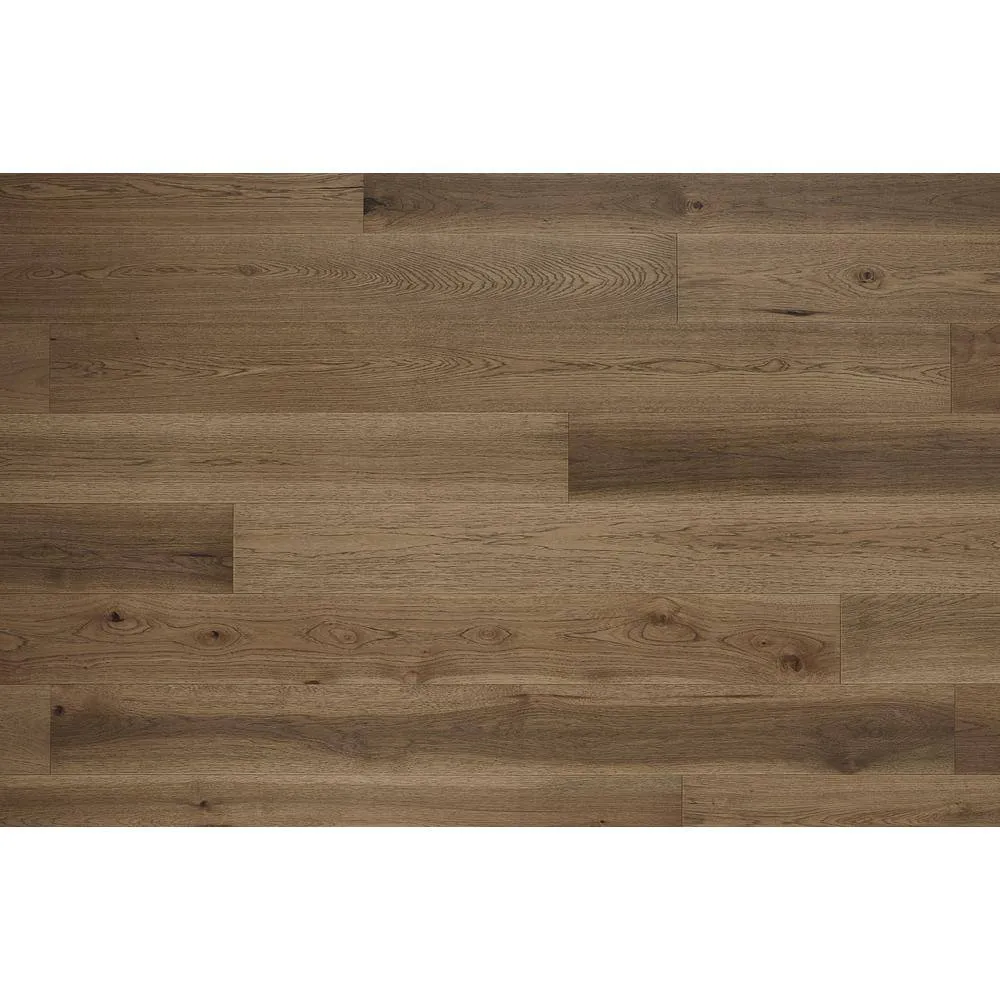 ASPEN FLOORING Crown Hickory 1/2 in. T x 7.5 in. W Tongue and Groove Wire Brushed Engineered Hardwood Flooring (1399.05 sqft/pallet), photo 14 of 14