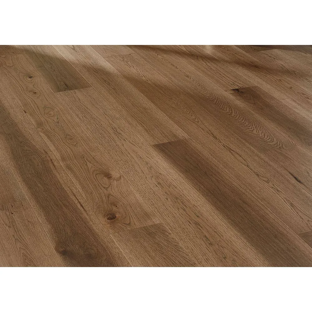 ASPEN FLOORING Crown Hickory 1/2 in. T x 7.5 in. W Tongue and Groove Wire Brushed Engineered Hardwood Flooring (1399.05 sqft/pallet), photo 12 of 14