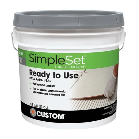 SimpleSet 3 1/2 Gal. Gray Premixed Thinset Mortar