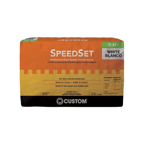 SpeedSet 25 lb. White Fortified Thinset Mortar