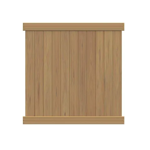 Washington 6 × 6 ft Cypress Vinyl Privacy Fence Panel