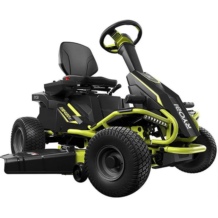 RYOBI 38 in. 100 Ah Battery Electric Rear Engine Riding Lawn Mower, photo 2 of 6
