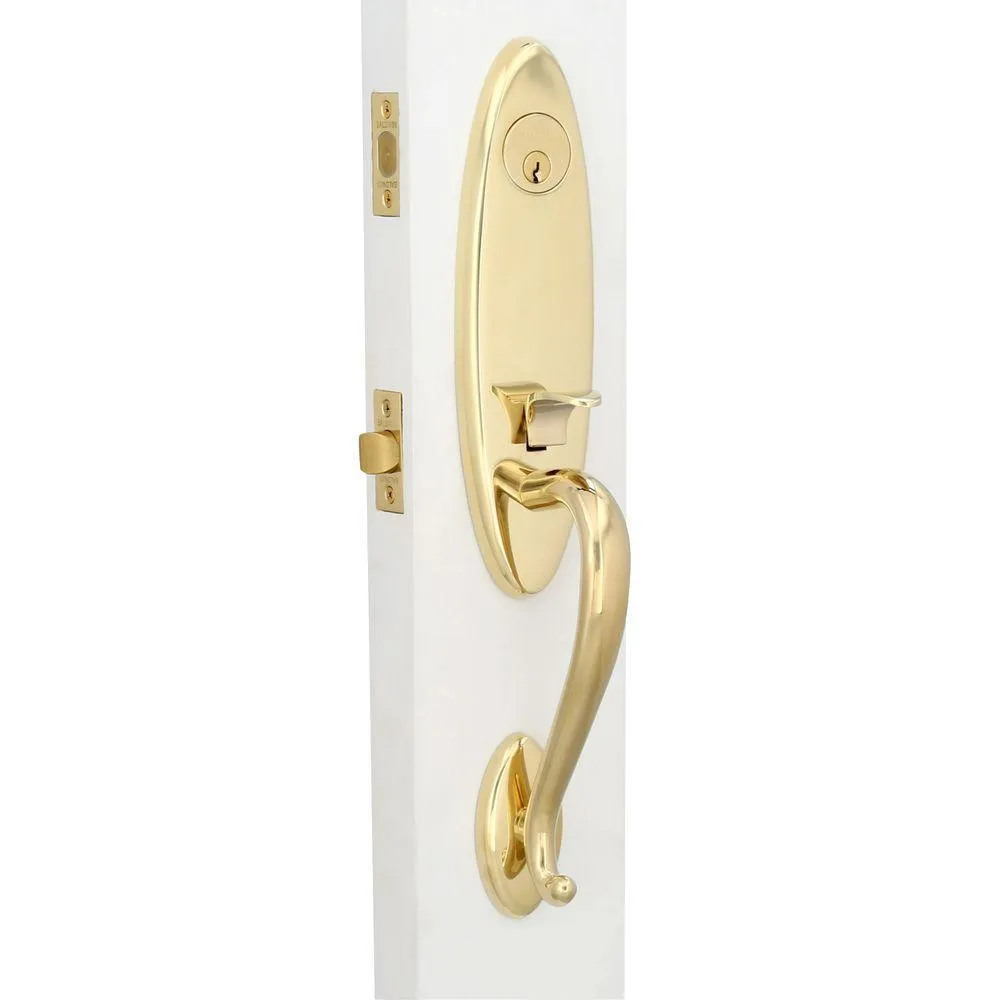 Estate Collection Blakely Single Cylinder Satin Nickel Door Handleset with Door Knob, photo 2 of 2